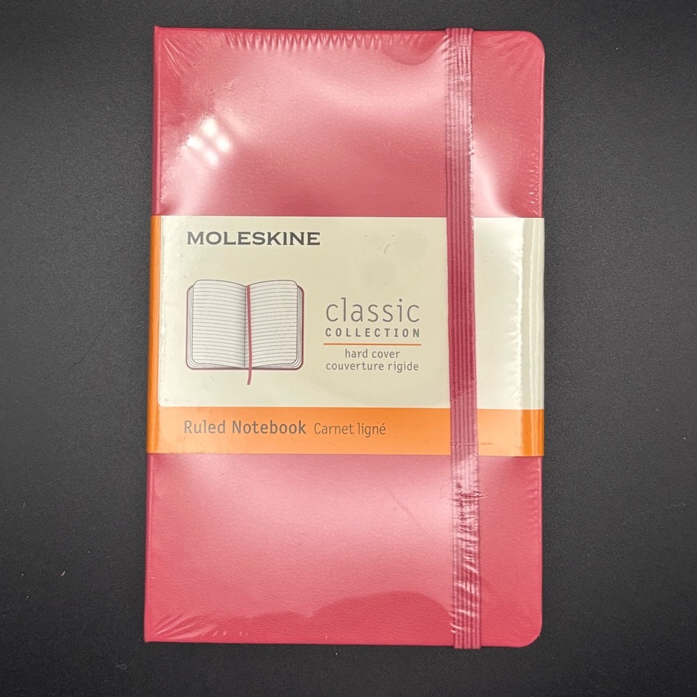 Moleskine Classic Pink Hardcover Notebook